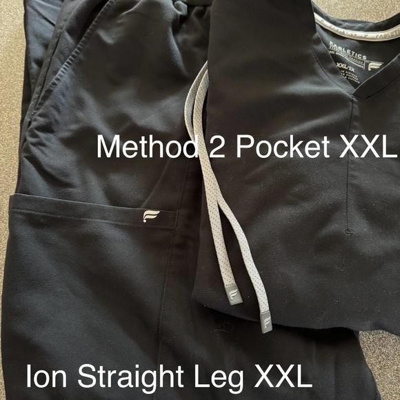 Fabletics Scrub Set Black XXL - Picture 1 of 2